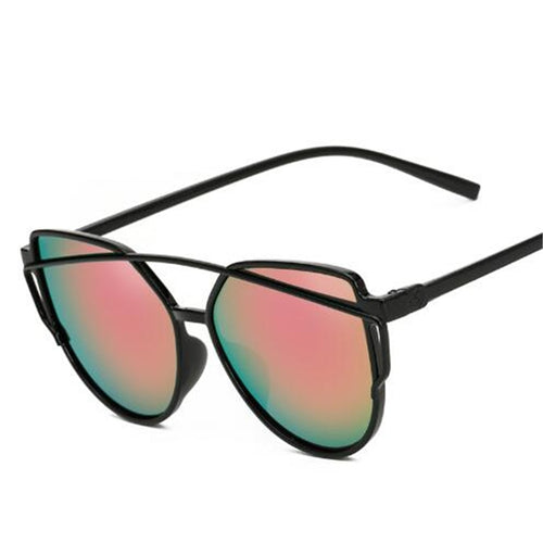 Cat Eye Mirror Women Sunglasses