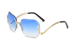 Polygon Rimless Women Sunglasses