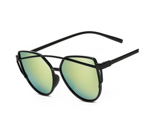 Cat Eye Mirror Women Sunglasses