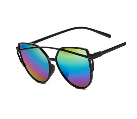 Cat Eye Mirror Women Sunglasses